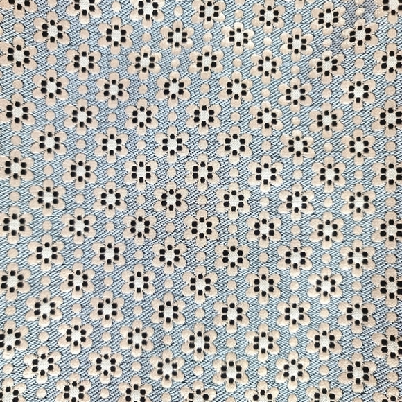 Jessica Size 4 Blue Floral Brocade Mini Sheath Dress with Pockets - Picture 10 of 10